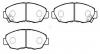 HSB HP8150 Колодки тормозные дисковые HONDA: ACCORD 90-, 2.3CL COUPE 97-