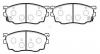 HSB HP8235 Колодки тормозные дисковые MAZDA: 626 (2500) 97.8-