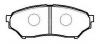 HSB HP8306 Колодки тормозные дисковые MITSUBISHI: PAJERO MINI: 98-, PAJERO Jr 97-, PAJERO io 99-