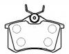 HSB HP8343 Колодки тормозные AUDI/PEUGEOT/CITROEN A4/A6/A8/807/C9 задние к-т HSB HP8343