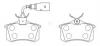 HSB HP8418 Колодки тормозные дисковые SEAT: A1Hambra / FORD: Galaxy / VW: Sharan