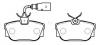 HSB HP8528 Колодки тормозные дисковые VW: EURO VAN 01-, TRANSPORTER, CARAVELLA T4 90-