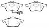 HSB HP8536 Колодки тормозные дисковые AUDI A4/A6/VW PASSAT B5 с датчиком износа передние к-т HSB HP8536