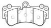 HSB HP8544 Колодки тормозные дисковые VW: Touareg (17 inch) 02.10-