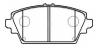 HSB HP9073 Колодки тормозные дисковые NISSAN: ALMERA TINO(V10)