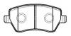 HSB HP9080 Колодки тормозные дисковые NISSAN: RENAULT: Clio?, Modus, MICRA
