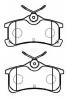HSB HP9147 Колодки тормозные дисковые TOYOTA: COROLLA (E11) (W, ABS)(EUR)