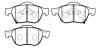 HSB HP9151 Колодки тормозные дисковые передн TOYOTA: AVENSIS 97-03, AVENSIS Liftback 97-03, AVENSIS Station Wagon 97-03, AVENSIS VERSO 01-