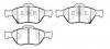 HSB HP9162 Колодки тормозные дисковые TOYOTA: Yaris 06.1-:(EUR)