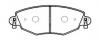 HSB HP9435 Колодки тормозные дисковые FORD: Metrostar