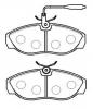 HSB HP9517 Колодки тормозные дисковые CITROEN: Jumper / PEUGEOT: Boxer, FIAT: Ducato
