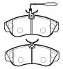 HSB HP9551 Колодки тормозные дисковые PEUGEOT: Boxer(230)