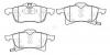 HSB HP9653 Колодки тормозные дисковые OPEL: Astra H, Meriva, Zafira