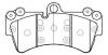 HSB HP9661 Колодки торм. HSB ( №1 в Корее) HP9661 AUDI Q7/VOLKSWAGEN TOUAREG/PORSCHE CAYENNE 02&gt; (R18) перед. к-т