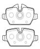 HSB HP9693 Колодки тормозные дисковые MINI: Cooper 1.6, Cooper D / BMW: E87