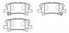 HSB HP9800 Колодки тормозные дисковые TOYOTA: LEXUS: (RX-330), HARRIER