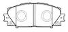 HSB HP9801 Колодки тормозные дисковые TOYOTA: VITZ, YARIS