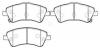 HSB HP9927 Колодки тормозные дисковые передн передн. TOYOTA: Avensis 09-, Auris, Verso
