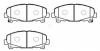 HSB HP9930 Колодки тормозные дисковые передн передн. HONDA: Accord(EUR) 08-