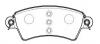 HSB HP9942 Колодки тормозные дисковые CITROEN: Xsara 97.4- / PEUGEOT: 206 98.1-. 306 99.6-