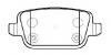 HSB HP9971 Колодки тормозные дисковые задн FORD: GALAXY 06-, MONDEO 06-, S-MAX 06- / LAND ROVER: FEELANDER 2 07-, VOLVO: S80 06-, V70 08-