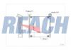 REACH 11815001 Радиатор отопителя VW GOLF VII 12-
