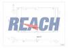 REACH 1300902PD Радиатор кондиционера OPEL ASTRA H 1.3 CDTI 2004-