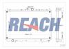 REACH 14014201126 Радиатор системы охлаждения MITSUBISHI CARISMA 1.6 I 16V 1995-