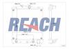 REACH 1411290126 Радиатор системы охлаждения HONDA CIVIC 1992-2000