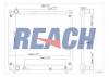 REACH 1412087126 Радиатор системы охлаждения SUZUKI SIDEKICK 1.6 1996-1997