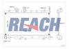 REACH 1412704116 Радиатор системы охлаждения SUBARU IMPREZA 2.0 H4 2004-2005