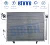 STRON STC0024 Радиатор кондиционера Mitsubishi Pajero IV 06- (Гарантия 3 года, Увеличенный ресурс)