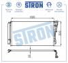 STRON STC0042 Радиатор кондиционера Hyundai Sonata 11-; Kia Optima (Гарантия 3 года, Увеличенный ресурс)