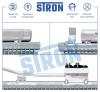 STRON STC0044 Радиатор кондиционера (Гарантия 3 года, Увеличенный ресурс)