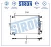 STRON STC0050 Радиатор кондиционера Chevrolet Aveo I 02-; Daewoo Gentra 05-, Kalos 02- (Гарантия 3 года, Увеличенн