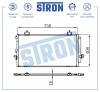 STRON STC0052 Радиатор кондиционера Toyota RAV 4 00- (Гарантия 3 года, Увеличенный ресурс)