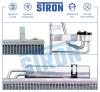 STRON STC0055 Радиатор кондиционера Hyundai Tucson; Kia Sportage 04- (Гарантия 3 года, Увеличенный ресурс)
