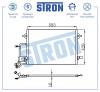 STRON STC0065 Радиатор STRON STC0065 кондиционера AUDI A6 II (C5) 2,4 бензин APC 156 МКПП/АКПП 1997-2005