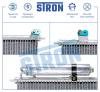 STRON STC0075 Радиатор кондиционера, Nissan X-Trail (T30), QR25DE 2000-2007