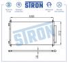STRON STC0087 Радиатор кондиционера STRON STC0087 HONDA CR-V III (RE2; RE3; RE4; RE5; RE6; RE7) 2,4 бензин K24Z4 1