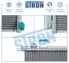 STRON STC0090 Радиатор кондиционера Subaru Forester (SH SJ) 08- Impreza (GR GH G3 GE GV) 08- XV (_GP_) 12- (Гарант