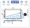 STRON STC0122 Радиатор кондиционера (Гарантия 3 года, Увеличенный ресурс)