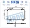 STRON STC0138 Радиатор кондиционера