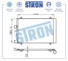 STRON STC0170 Радиатор кондиционера (Гарантия 3 года, Увеличенный ресурс)