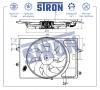 STRON STEF002 Вентилятор охлаждения двигателя (Гарантия 3 года. Установка без проблем)