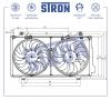STRON STEF016 Вентилятор охлаждения двигателя (Гарантия 3 года. Установка без проблем)