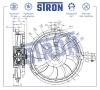 STRON STEF018 Вентилятор охлаждения двигателя (Гарантия 3 года. Установка без проблем)