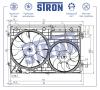 STRON STEF024 Вентилятор охлаждения двигателя (Гарантия 3 года. Установка без проблем)