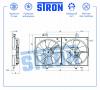 STRON STEF072 Вентилятор охлаждения двигателя