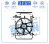 STRON STEF073 Вентилятор охлаждения двигателя  STRON STEF073 Nissan Juke I (F15)